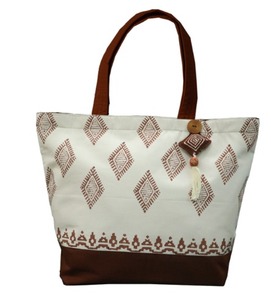 Bolso Tote de algodón de diseño personalizado para la venta Bolso de compras de algodón natural - Product Image 3