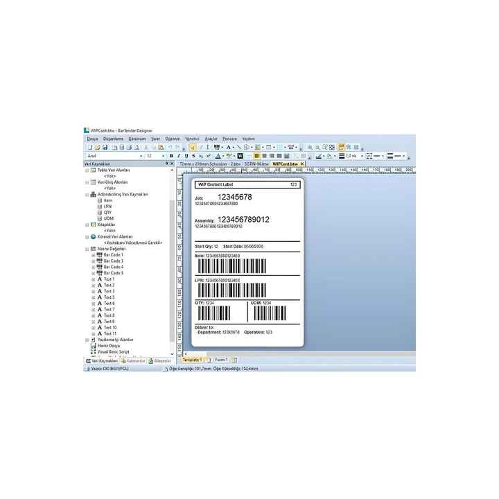 Barcode/Receipt Printer Installation and Label Design With Remote Connection
