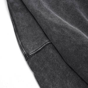 Custom Logo Cotton Stringless Heavyweight Vintage <b>Hoodie</b> With Pocket Fleece <b>Lined</b> Oversized Blank Acid Wash <b>Hoodie</b> <b>Men</b> - Product Image 6