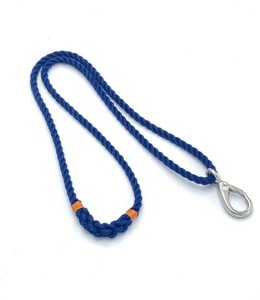Monkey Fist Knot Keychain W/ Brass Shackle - 4.5" Long - Handmade Sailor Rope <b>Key</b> <b>Ring</b> - Nautical Jewelry Gift - Product Image 3