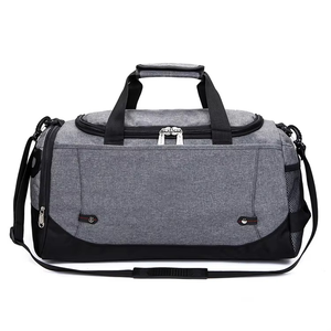 Bolsa Deportiva de Gimnasio Personalizada al por Mayor, Bolsa de Viaje de Gran Capacidad con Compartimento para Zapatos, Poliéster OEM al por Mayor - Product Image 1