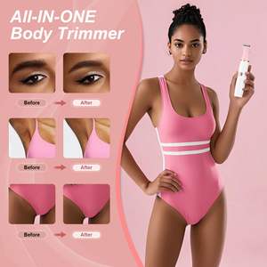 Rasoir Électrique Rotatif 4-en-1 pour Femme IPX7 – Épilateur Visage, Jambes et Maillot – Tondeuse de Remplacement pour la Zone du Maillot - Product Image 3