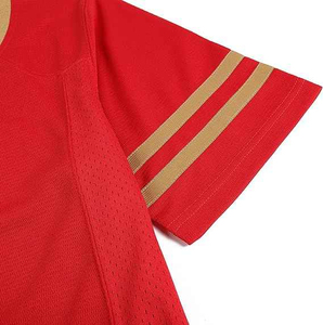 Uniformes de Fútbol Americano Transpirables de Talla Grande, 100% Poliéster, Manga Corta, Alta Calidad - Product Image 5