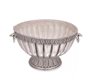 Cuencos de frutas de metal de diseño moderno Cuencos de servicio de aluminio fundido hechos a mano Técnica personalizada y característica sostenible - Product Image 1