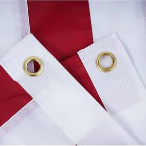 Bandera Americana Don't Tread On Me Gadsden 1st Navy Jack, 3x5 Pies, Hecha en EE. UU., Bordado de Doble Cara, Serpiente Roja, Bandera de EE. UU., Resistente - Product Image 3