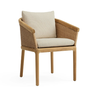 เก้าอี้โซฟาที่มีวัสดุหวายและหมอนอิงเป็นมิตรกับสิ่งแวดล้อมที่ทนทานและติดทนนานสำหรับลานบ้านหรือห้องนั่งเล่น - Product Image 3