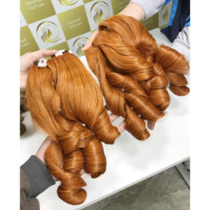 Extensions de cheveux vietnamiennes naturelles vierges 100% ombrées rebondissantes 22in Raw Double Drawn and Bundle Wholesale Vietnam factory - Product Image 4