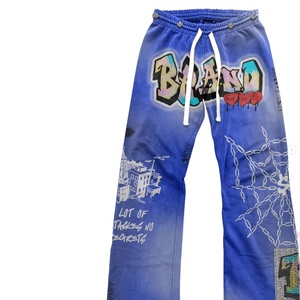 2025 haute qualité Vintage hiver vêtements complet imprimé Anime Streetwear coupe-vent marque personnalisée unisexe à capuche large survêtement ensemble - Product Image 3