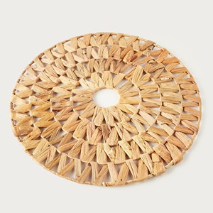 Handmade <b>wicker</b> place mat water hyacinth <b>placemat</b> eco-friendly weave plate charger table mats - Product Image 5