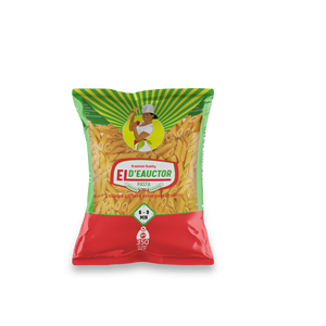 Macaroni EL-DEAUCTOR de haute qualité, 350g, égyptien |   Certifié HALAL |   Faible teneur en sel, faible teneur en matières grasses, sans sucre, 100% en boîte/sac rigide |   6-9 - Product Image 1