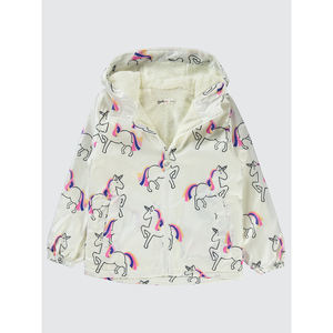 Chubasquero textil preescolar para niñas, prendas de vestir exteriores cómodas y elegantes para niños pequeños - Product Image 2