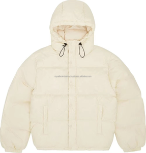 Chaqueta de Invierno para Hombre, Estilo Vintage, con Capucha, Acolchada, Ecológica, Transpirable, Ligera, de Poliéster, para Exteriores, Cálida - Product Image 3