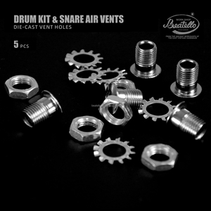 Beatello, <span class=keywords><strong>5</strong></span> uds., orificio de ventilación para <span class=keywords><strong>Tom</strong></span> Snare Bass Drum Set Part - Product Image 5