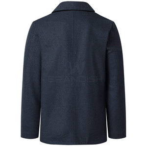 Peacoat de super qualité au design unique personnalisé pour la vente en ligne Manteau de caban d'hiver respirant pour hommes en taille adulte - Product Image 2