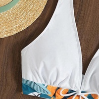 Traje de Baño Bikini Brasileño de Dos Piezas Personalizado 2026, Diseño de Chica Desnuda, Sexy, para Mujer, en Algodón/Fibra de Bambú, Secado Rápido