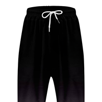 Conjunto Deportivo de Invierno para Hombre, Sublimado en Blanco y Negro, Sudadera con Capucha y Pantalones Jogger, 100% Algodón Grueso, Ropa Deportiva Informal