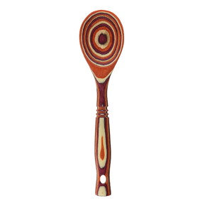 Ensemble de cuillères imprimées en bois de mangue Cuillère de cuisine Dernier artisanat de créateur Ensemble de cuillères de service imprimées en bois - Product Image 1