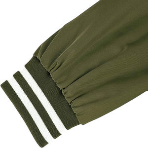 Chaquetas universitarias para hombre, soporte frontal personalizado, lona, estilo callejero, forro polar transpirable, venta al por mayor, letras lisas - Product Image 5