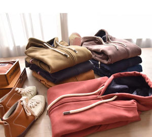 Sweats à capuche style hip hop 100% coton unisexe pour hommes OEM/ODM High Street Poches Plus Size Wholesaler Fabrication Blank - Product Image 2