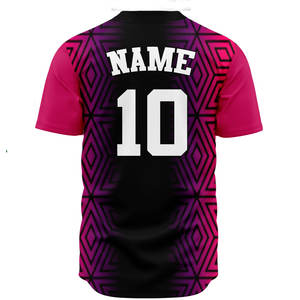 Ventes en gros de maillots de baseball à col en V entièrement brodés, vierges, en vrac, pour sublimation - Product Image 4