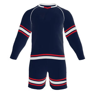 Uniformes de crosse sublimés par coutume en 100% tissus de maille de polyester/shorts sublimés de lacrosse en maille de polyester - Product Image 2