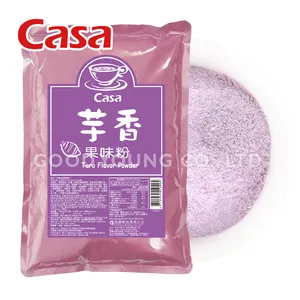 Commercio all'ingrosso Bubble Milk Tea ingredienti certificazione HALAL Taro Milk Tea in polvere