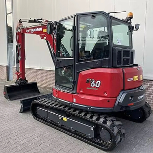 Mini-pelle hydraulique Yanmar SV60-B de 6 tonnes à queue zéro pour travaux de construction, d'aménagement paysager et d'entretien des équipements, moteur Laidong - Product Image 1