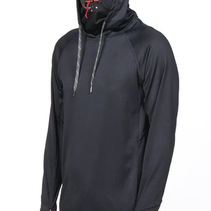 Sweat à capuche imprimé personnalisé à la mode pour hommes séchage rapide 100% polyester imperméable respirant à manches longues grande taille vêtements de pêche - Product Image 5