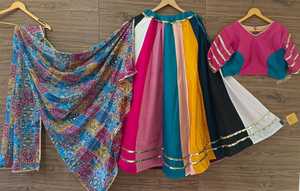 Ropa de mujer Navratri Colección especial Lehenga Especial Digital Impreso Ropa de fiesta atractiva y Sider Wear Lehenga Choli - Product Image 4