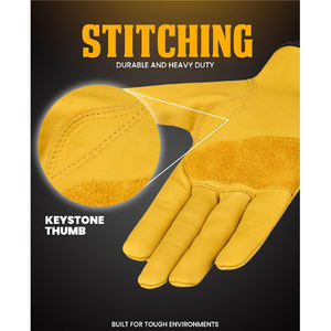 ถุงมือเคลือบสำหรับทำงาน โพลีเอสเตอร์ ไนลอน เคลือบป้องกัน ถุงมือทำงานสำหรับผู้ชาย 13G พร้อมโลโก้แบบกำหนดเอง - Product Image 3