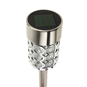 Solar-powered <b>lamp</b>, glamour <b>silver</b> crystals, garden <b>lamp</b>, post office - Product Image 3
