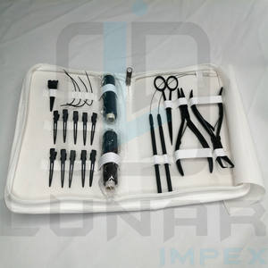 Kit de herramientas de extensión de cabello al por mayor de fábrica para juego de accesorios de alicates de peluquería de calidad profesional con etiquetado de marca personalizado - Product Image 2