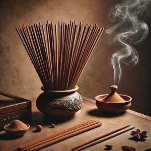 Precio de fábrica de alta calidad Premium Brown Agarbatti Royal Cigaar fragancia varitas de incienso para el hogar fragancias Pooja y meditación - Product Image 3