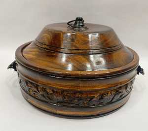 Boîte Chapati ronde en bois de haute qualité Design moderne maison hôtel Restaurant conteneur meilleure qualité casseroles vente chaude inde - Product Image 5