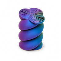 Jouet anti-stress cinétique en spirale imprimé en 3D, jouet sensoriel de bureau, couleur dégradée, jouet de décompression, vente en gros personnalisée