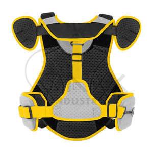 Protection de poitrine pour le baseball, rembourrée, respirante, sangles réglables, design léger, résistante aux chocs, pour l'abdomen et les épaules - Product Image 4