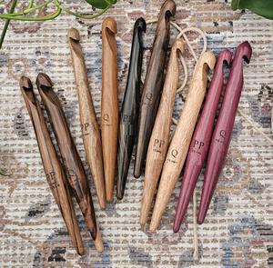 Gancho de ganchillo personalizado en madera con opción de logotipo - Product Image 6