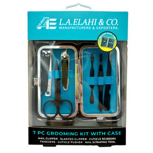 Kit de 7 Piezas Esenciales para Manicura en Estuche de Transporte, Kit de Tijeras para Pedicura L.A. ELAHI CO - Product Image 2
