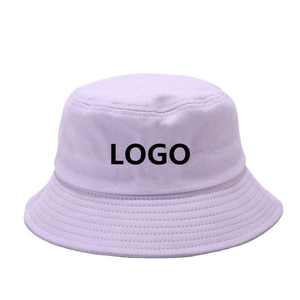 Custom Logo Cotton Hip Hop <b>Bucket</b> <b>Hats</b> for Men Women Reversible Foldable Plaid Letter Factory Supply for Casual Outdoor Party - Product Image 1