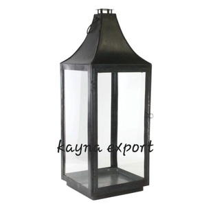 Farol de Metal Hecho a Mano de Diseño Moderno, Duradero y Resistente, Color Negro, para Decoración Navideña de Lujo para el Hogar - Product Image 4