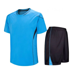 Kit de football personnalisé, maillot et short en polyester à séchage rapide, uniforme d'équipe de football, vêtements de sport d'entraînement, OEM ODM, approvisionnement en gros en usine - Product Image 1