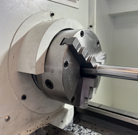 Torno CNC Horizontal Pequeño CK6140x1000 con Sistema de Control GSK, Estructura de Bancada Plana y Controles Fáciles de Usar