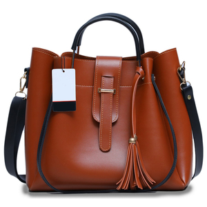 ที่กำหนดเองทำร้อนขายตราหนัง PU สุภาพสตรีมือและไหล่กระเป๋าที่มีคุณภาพที่ดีที่สุดการออกแบบที่ไม่ซ้ำหนังผู้หญิงกระเป๋าสำหรับขาย - Product Image 5