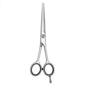 Tijeras de peluquero de corte de pelo de acero inoxidable de salón profesional de alta calidad con reposapiés - Product Image 5