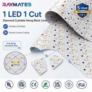 Panneau LED flexible et découpable, ultra-fin, haute luminosité, DC24V SMD 2835, personnalisable UL ETL, pour rétroéclairage publicitaire - Product Image 5