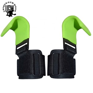 UNIQUE GYM WEAR Wrist Brace Support Sports Protective Breathable Neoprene Customized wrist support with hook <b>bar</b> weightlifting - Product Image 4