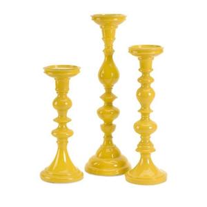 Lot de 3 bougeoirs en aluminium faits à la main Décoration décorative pour Pâques Artisanat Bougeoir en métal - Product Image 5