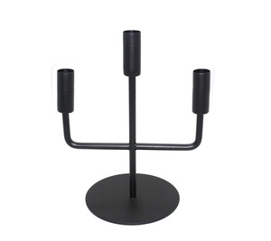 Nouveau bougeoir décoratif en fer bougeoir d'halloween bougeoir de couleur noir mat pour la décoration de la maison et de la fête - Product Image 5