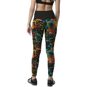 Vente en gros de leggings de gym personnalisés en tricot respirant à taille haute pour femmes leggings de yoga sublimés avec poches - Product Image 2