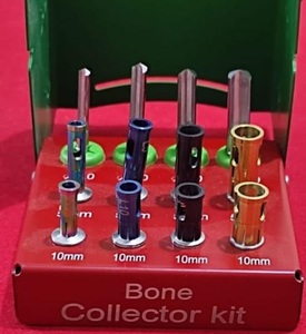 Kit de colector de hueso dental de acero inoxidable reutilizable, conjunto de instrumentos de injerto de implante Manual para uso quirúrgico - Product Image 1